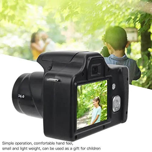 Digital Camera, Digital SLR Camera 3.0 in LCD Screen 18X Zoom HD SLR Camera Focal Length Portable Digital Camera for Photography (Standard Type 79cm) Stacia's Lens & Light