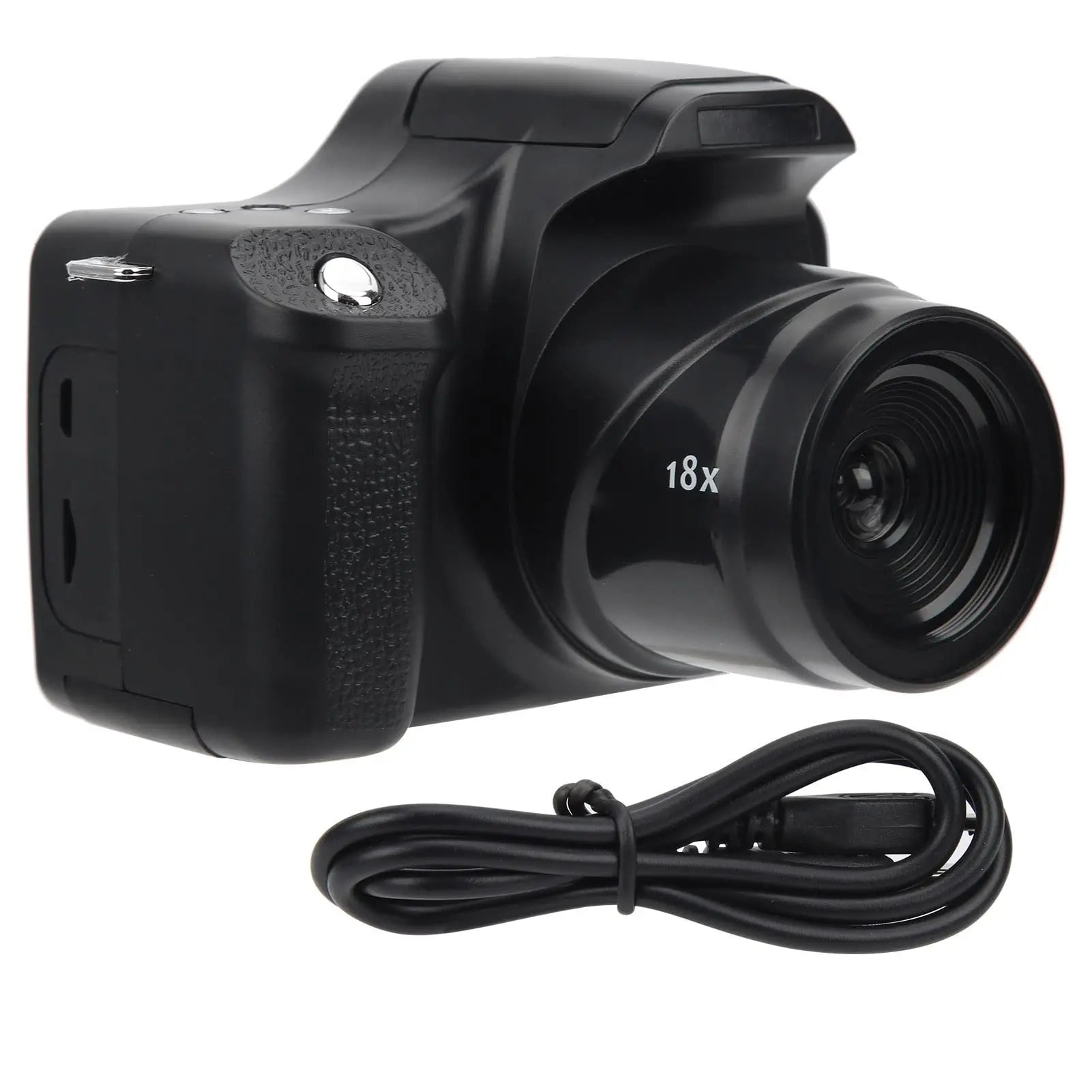 Digital Camera, Digital SLR Camera 3.0 in LCD Screen 18X Zoom HD SLR Camera Focal Length Portable Digital Camera for Photography (Standard Type 79cm) Stacia's Lens & Light
